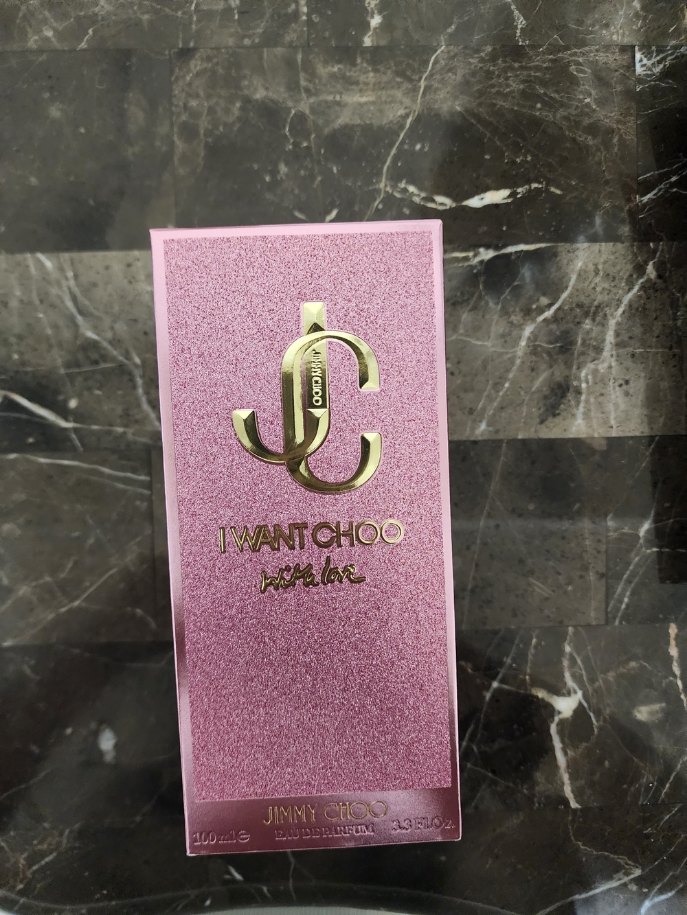 New Jimmy Choo Pink Glitter I Want Choo 100ML